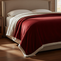 Plaid Chalet – Contre-plongée – Rouge